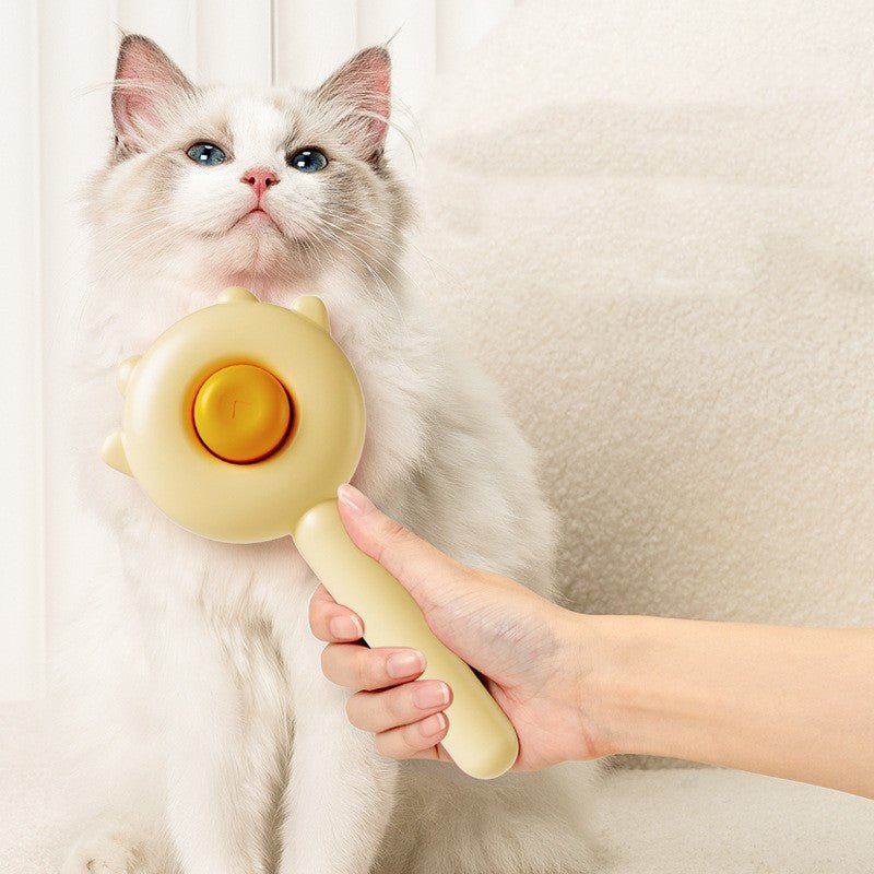 Cat Comb Massage Pet Magic Combs Hair Removal Cat And Dog Brush Pets Grooming Cleaning Supplies Scratcher - RICALOUX