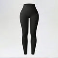Ribbed Seamless Yoga Pants For Autumn And Winter, High-waisted Tight Sports Leggings, Yoga Apparel Leggings by Ricaloux