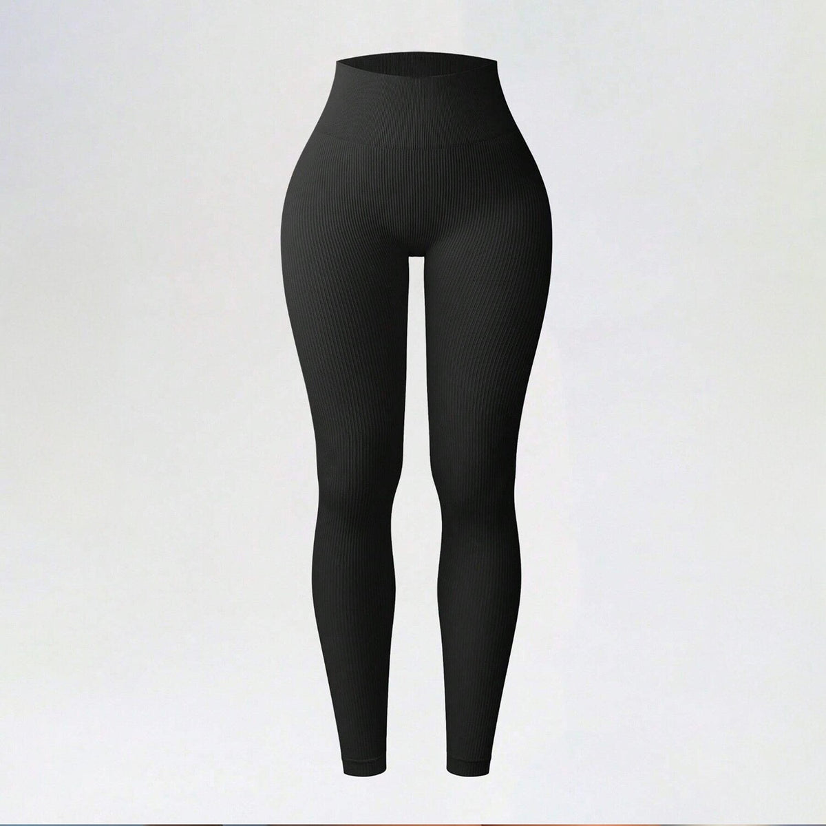 Ribbed Seamless Yoga Pants For Autumn And Winter, High-waisted Tight Sports Leggings, Yoga Apparel Leggings by Ricaloux