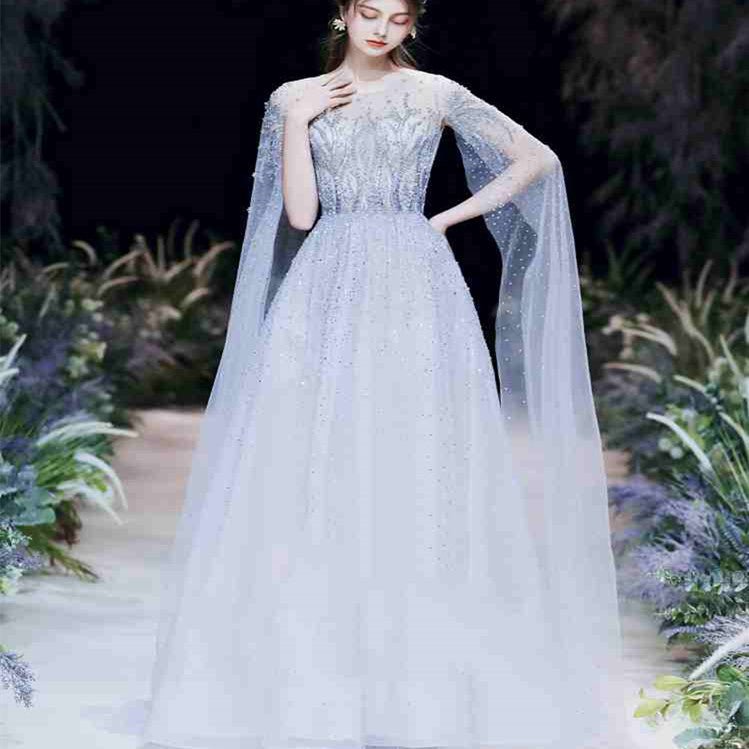 High-end Engagement Evening Dress Light Luxury Niche Wedding Banquet Female - RICALOUX