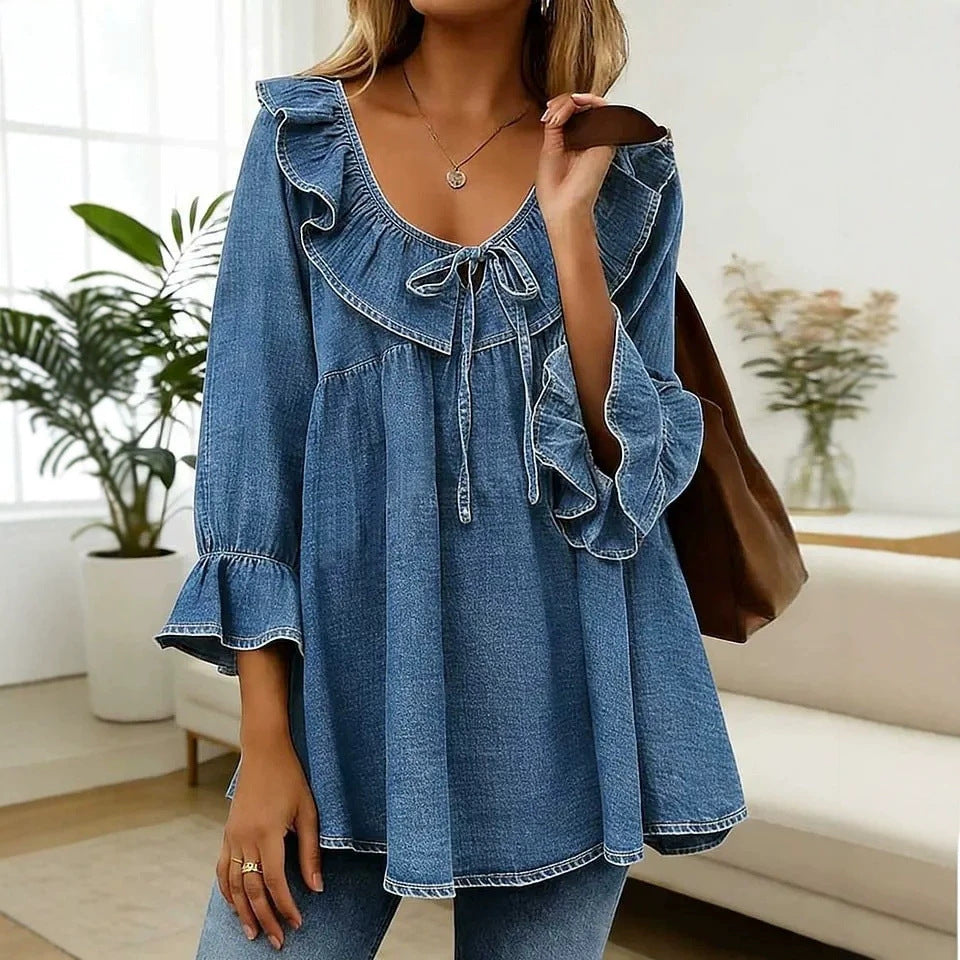 Womens Casual Loose-Fit T-Shirt by Ricaloux
