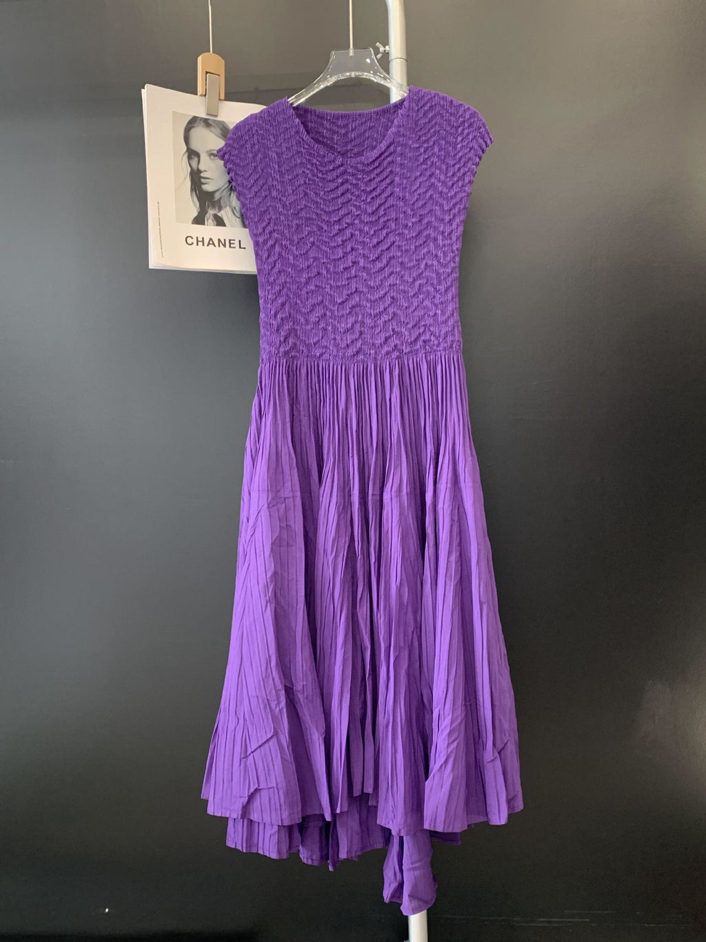 Solid-color Lace Elegant Plus-size Womens Dress by Ricaloux