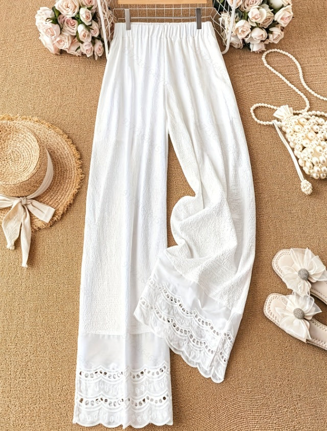 Loose-fitting High-waisted Draping Casual Trousersversatile And Trendy by Ricaloux