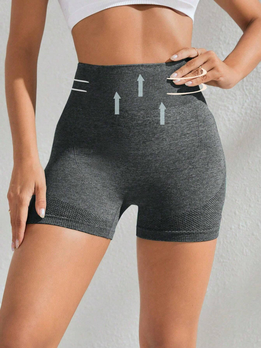Women's High-Waisted Peach Butt Yoga Pants, Quick-Dry Tight Running Fitness Pants, Sand-Washed Solid Color Sports Trousers by Ricaloux