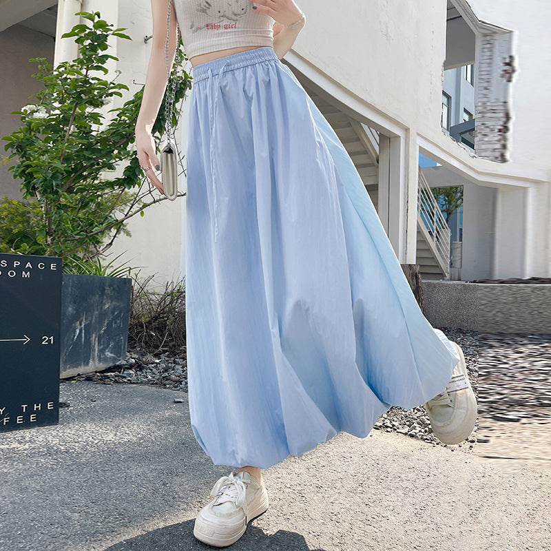 Puffy Petal High-waisted Midi Skirt by Ricaloux