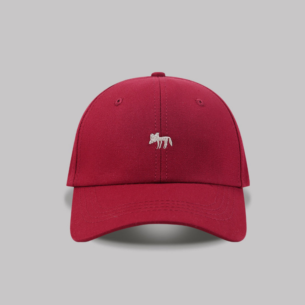 Women's Solid-color Embroidered Fox Simple Casual Style Soft Brim Adjustable Baseball Cap Suitable For Daily Commuting, Outdoor Outings And Shopping. – Premium 4 | RICALOUX