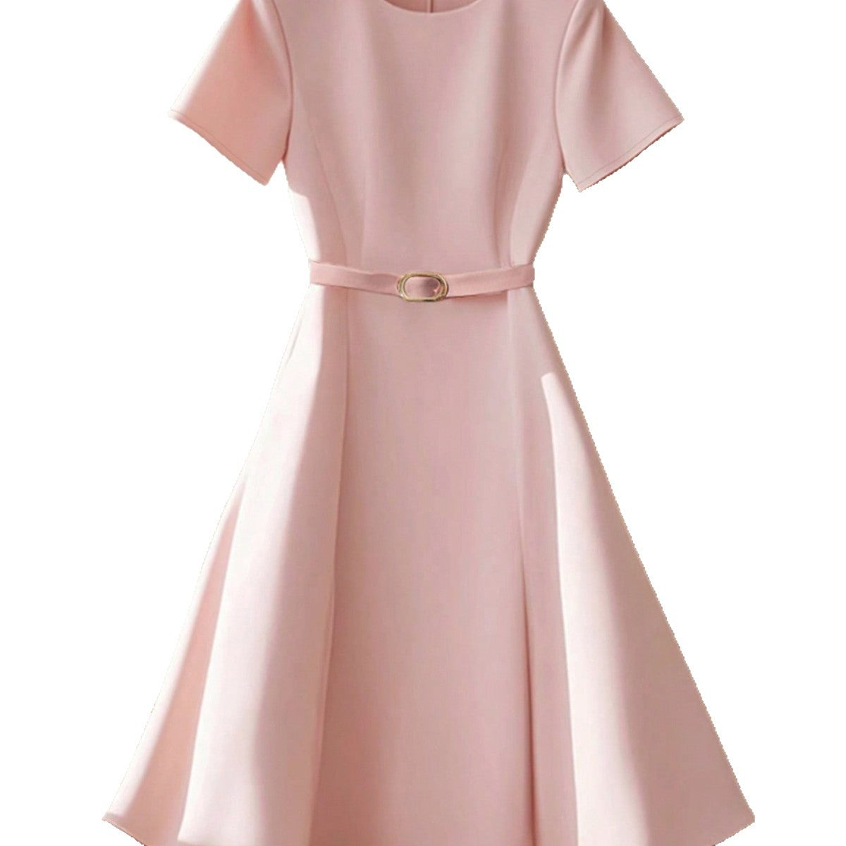 Womens Elegant Waist-cinching Casual Dress by Ricaloux
