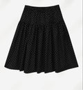 Korean-style Sweet And Versatile Polka-dot Age-reducing Skirt by Ricaloux