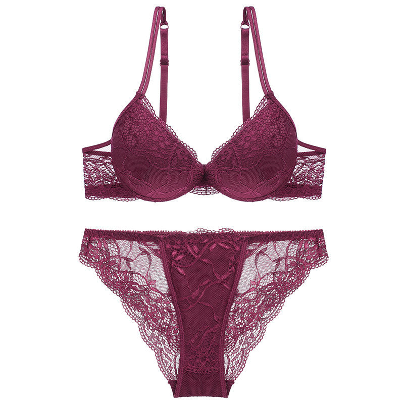 Sexy Lingerie Deep-V Lace Bra For Women by Ricaloux