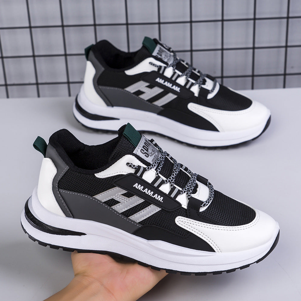 Men Sneakers White Sports Shoes Running Walking – Premium 4 | RICALOUX