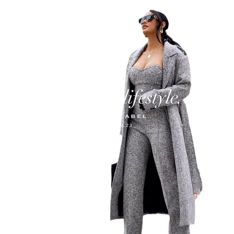 Warm Jacket Long-sleeved Lapel Women's Plush - RICALOUX