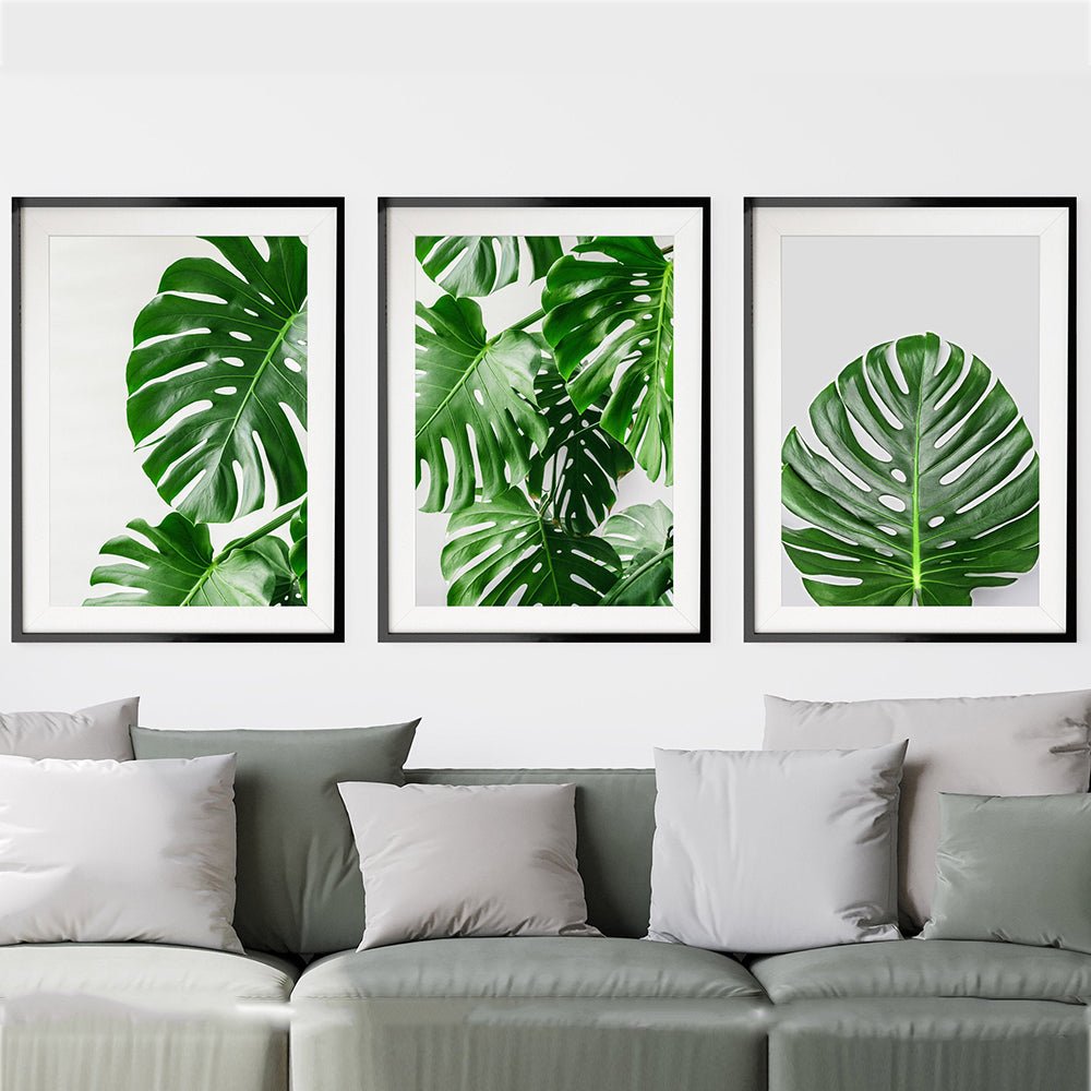 Home Decor Green Plant Canvas Painting - RICALOUX