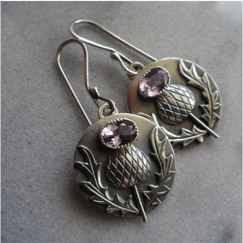 Vintage Jewelry Colorful Gemstone Statement Earrings For Women by Ricaloux