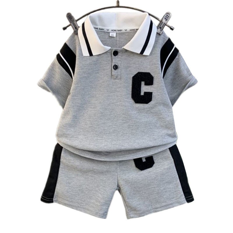 Boys Summer Clothing Set Lightweight Kids Polo Shirts For Summer - RICALOUX