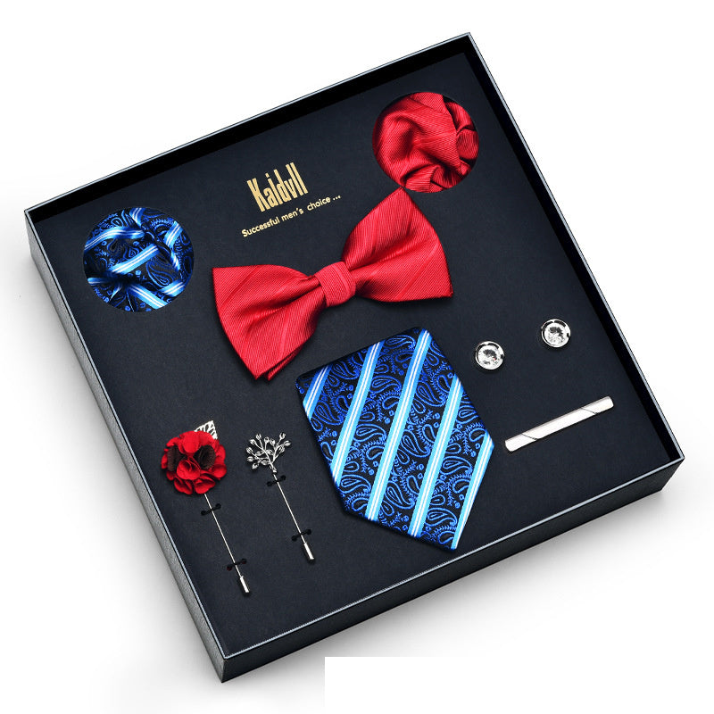 Eight Piece Tie Square Bow Tie Brooch – Premium 0 | RICALOUX