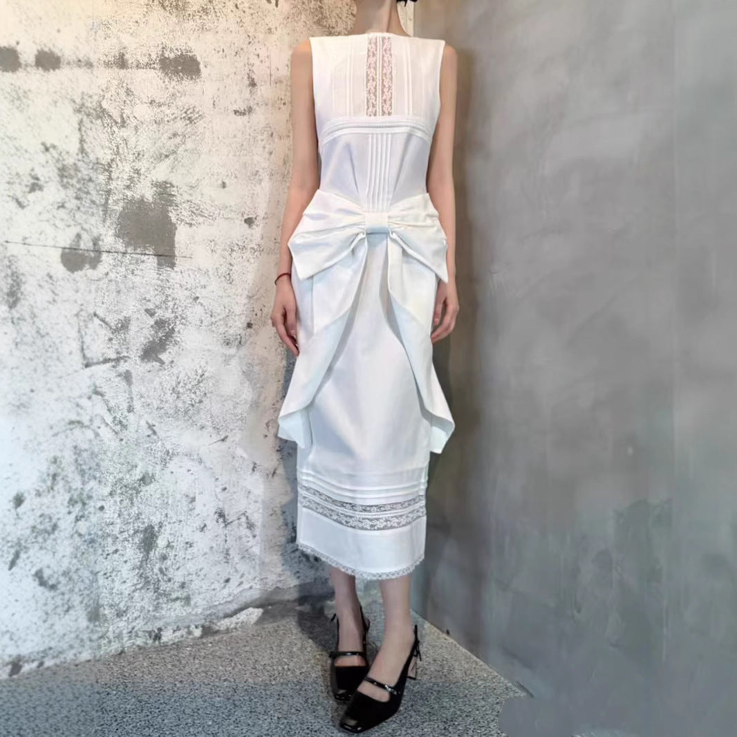Lace-knot Vest Dress For Women by Ricaloux
