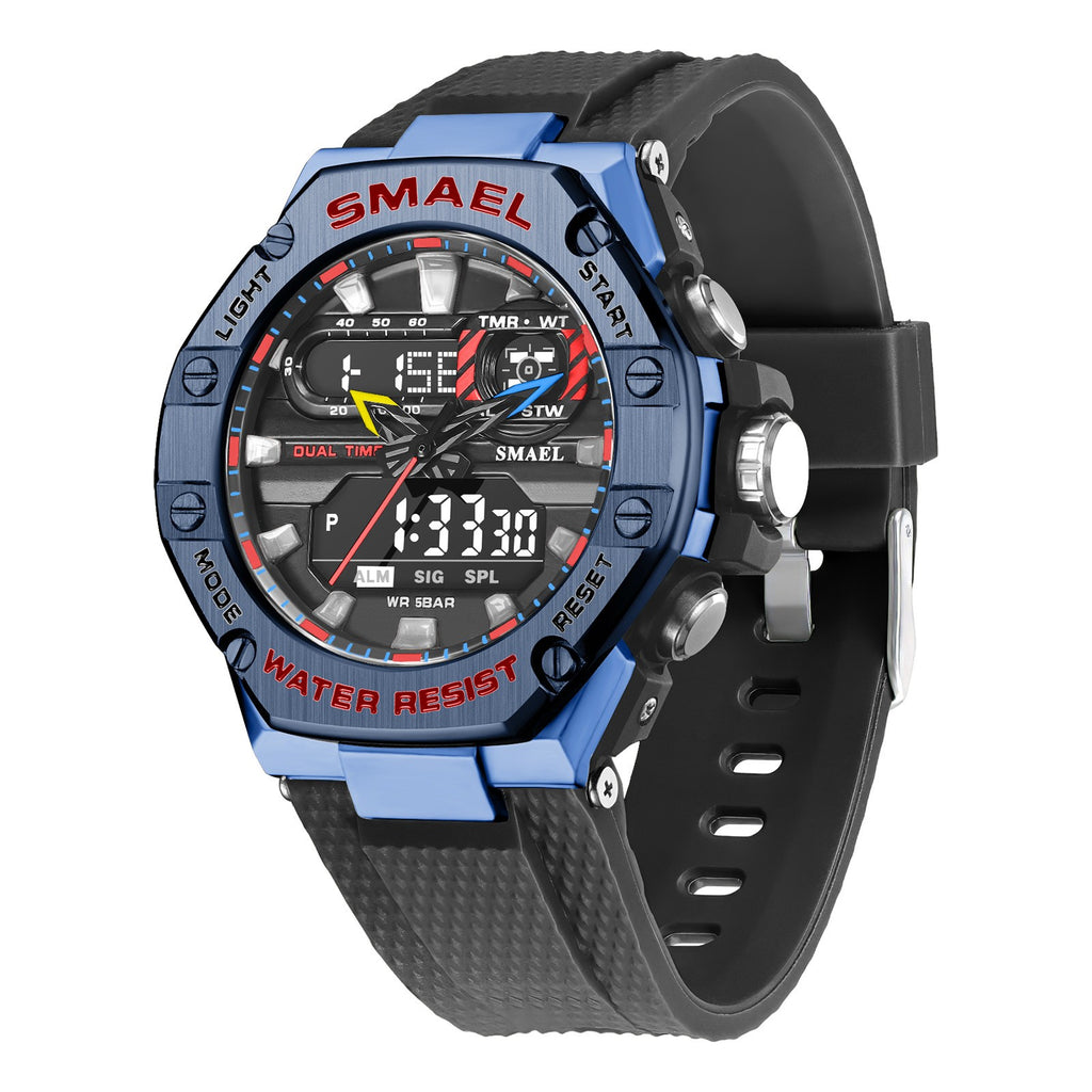 Digital Alloy Electronic Watch Men by Ricaloux
