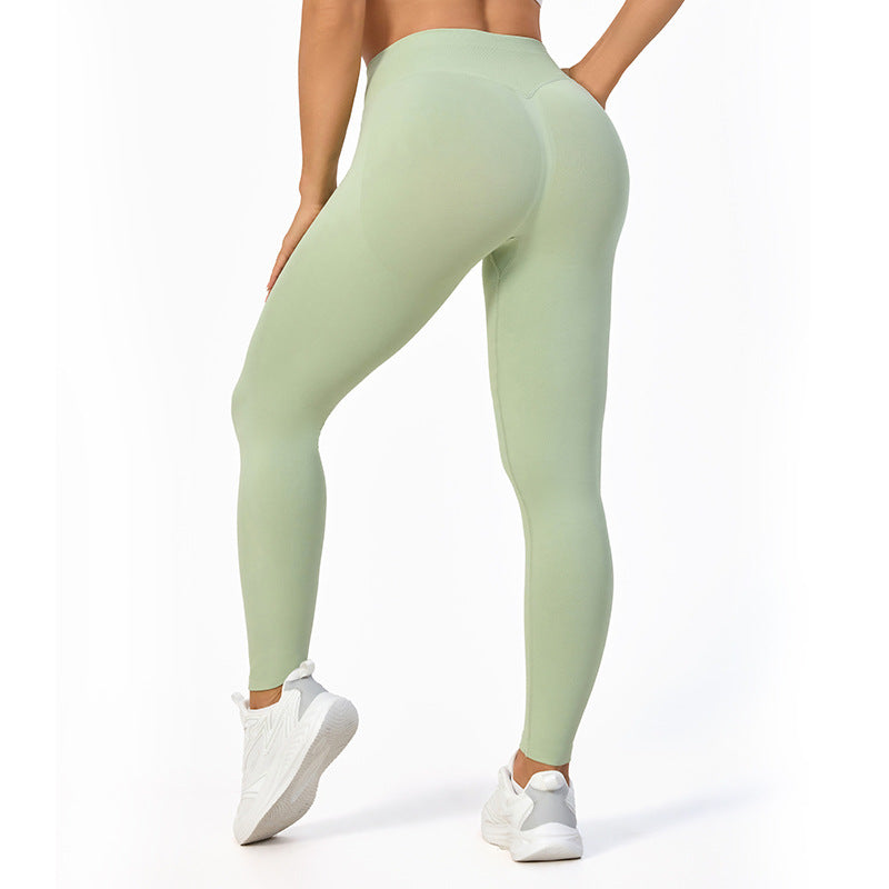 Womens High-Waisted Yoga Pants European And American Style – Premium 0 | RICALOUX