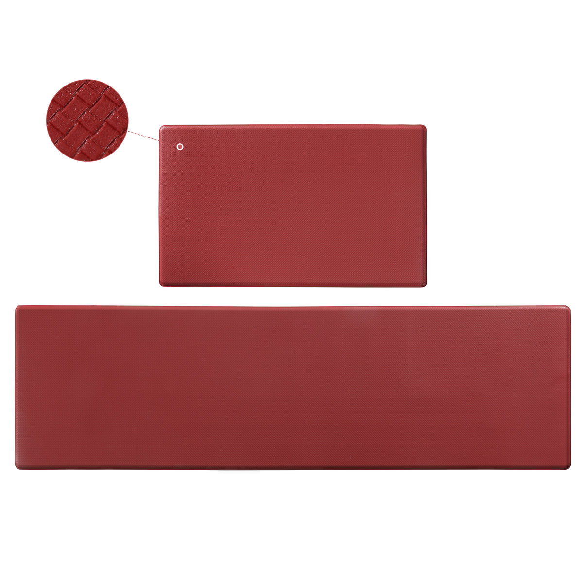 Kitchen Floor Mat Two-piece Set Of Non-slip, Waterproof And Easy To Scrub For Home, Kitchen - RICALOUX