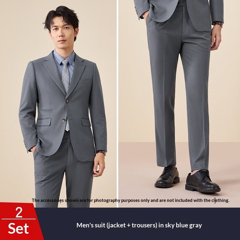 Slim-fit Elegant Hotel Manager's Work Uniform Two-piece Suit Jacket And Trousers – Premium 0 | RICALOUX