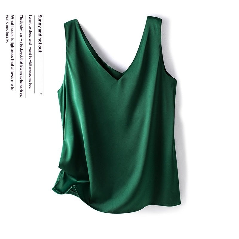 Womens Summer New Arrival Silky Satin Camisole by Ricaloux