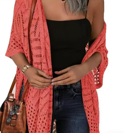 Outdoor Beach Vacation Sun-protection Knitwear by Ricaloux