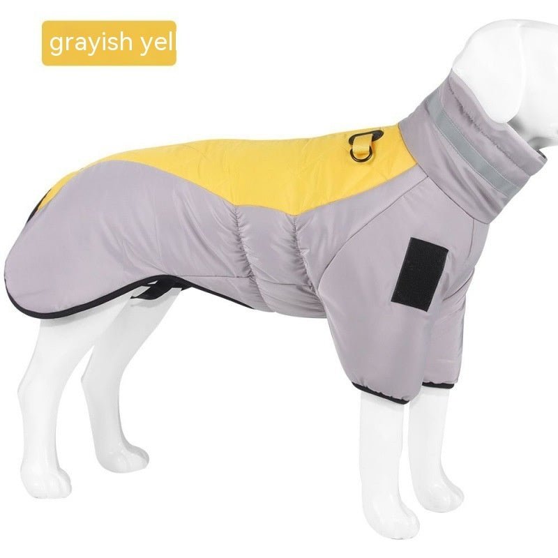 New Winter Dog Coat Waterproof Pet Clothes For Medum Large Dogs Warm Thicken Dog Vest Custome Labrador Jacket - RICALOUX