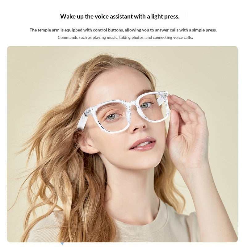 Photochromic Lens Smart Bluetooth Glasses by Ricaloux