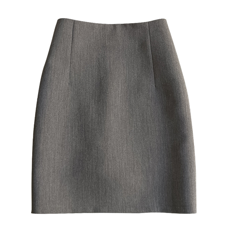 New Summer And Autumn Style Simple High-waisted A-line Solid Color Short Skirt – Premium 0 | RICALOUX