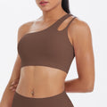 One-Shoulder Back-Slimming Yoga Bra Nude-Looking Push-Up Sports Underwear – Premium 0 | RICALOUX