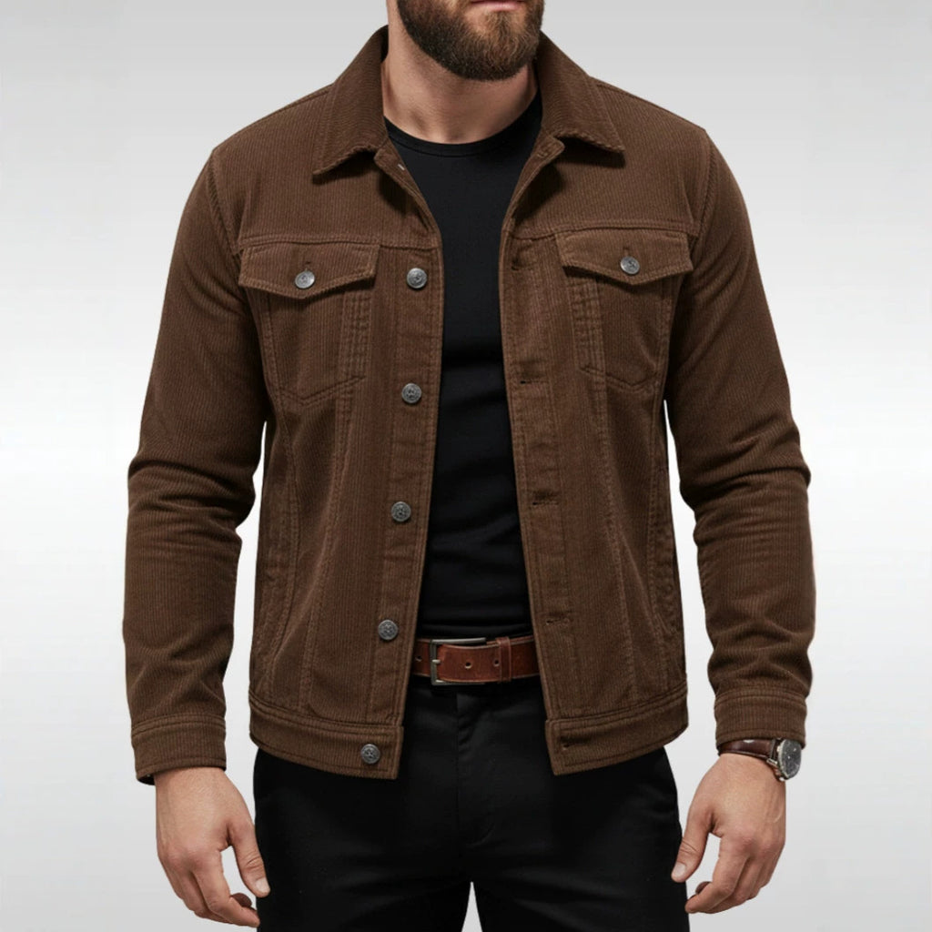 Mens Jacket Workwear Casual Outerwear by Ricaloux