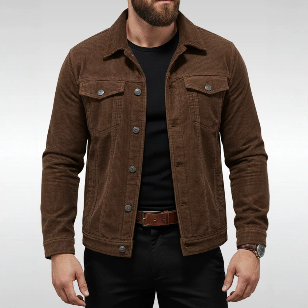 Mens Jacket Workwear Casual Outerwear by Ricaloux
