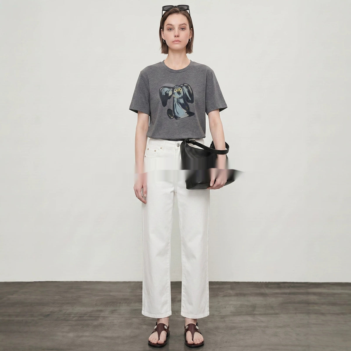 Summer White Cropped Denim Jeans – Premium 0 | RICALOUX