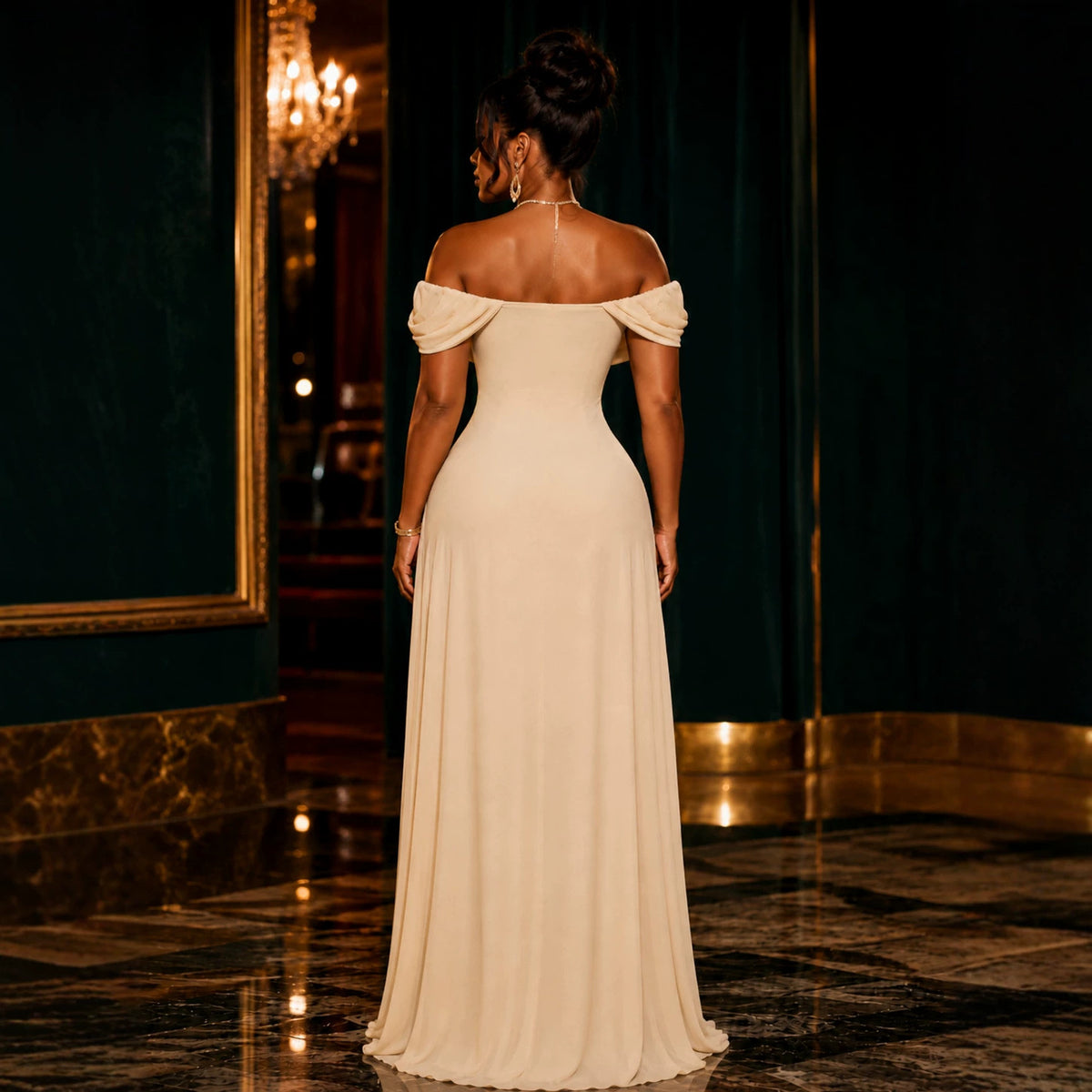 Figure-flattering Slimming Sleeveless Dress by Ricaloux