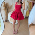 Womens Strapless Sleeveless Chic Short Dress – Premium 0 | RICALOUX