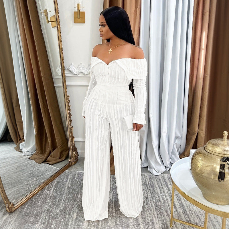 Fashionable And Sexy One-shoulder Ruffled-neck Design – Premium 0 | RICALOUX