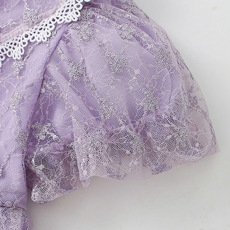 Casual Short-sleeved Western-style Princess Dress – Premium 0 | RICALOUX