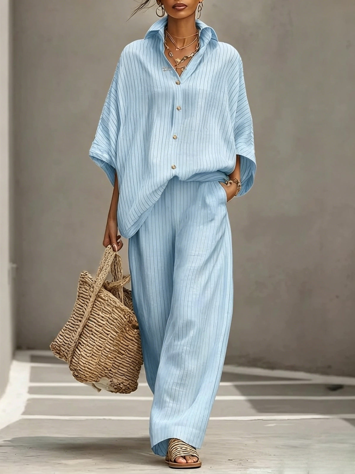 Womens Cardigan Set Casual And Elegant Womens Outfit by Ricaloux