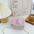 Childrens Bag Summer Fashion Crossbody Bag, Girls Pearl-handled Tote - RICALOUX