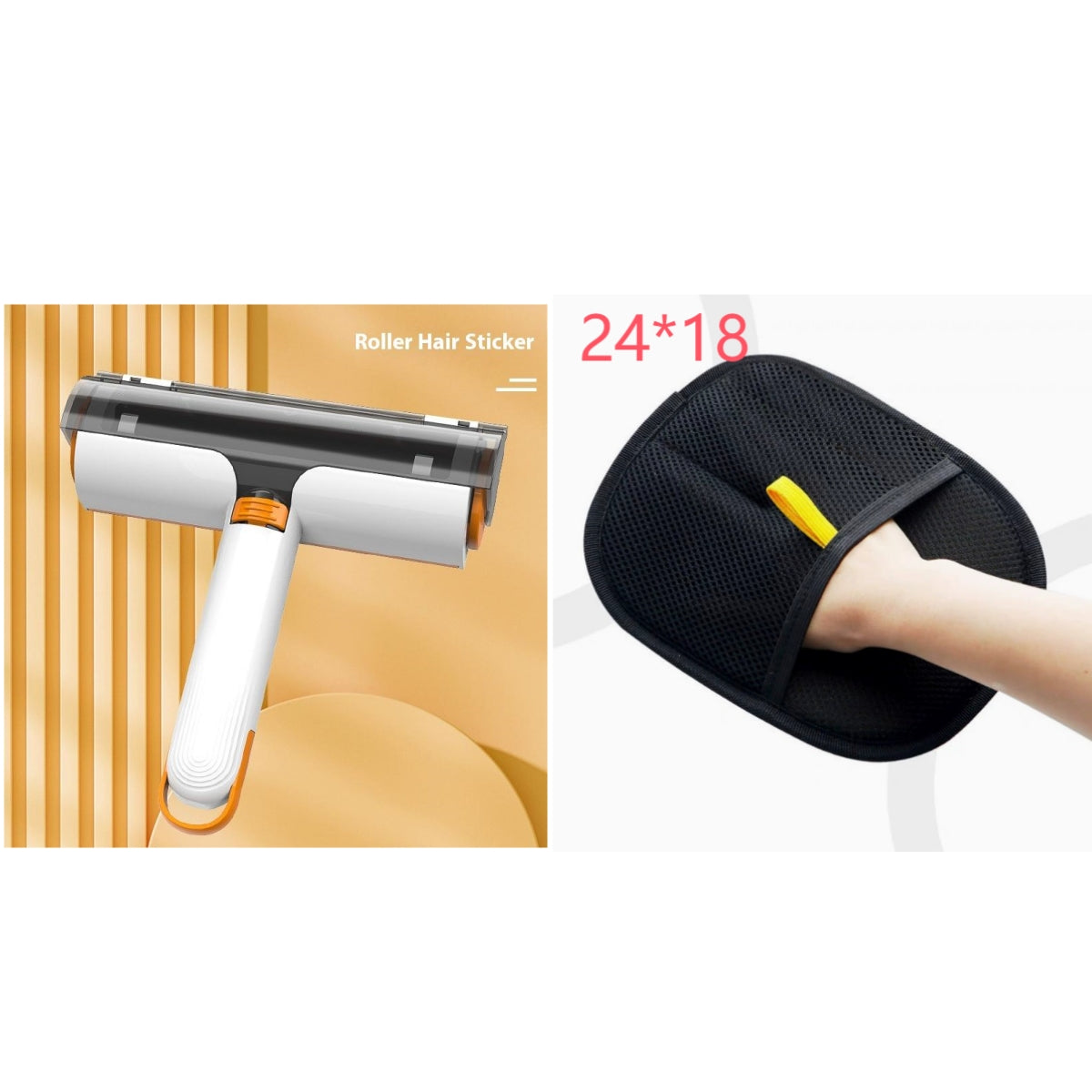 2 In 1 Pet Hair Removal Roller Multifunctional Portable Washable Hair Removal Brush Pet Supplies by Ricaloux
