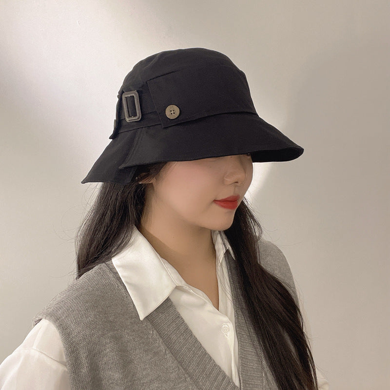 All Matching Japanese Style Streetwear Retro Sun Hat That Flatters The Face For Fall And Winter by Ricaloux