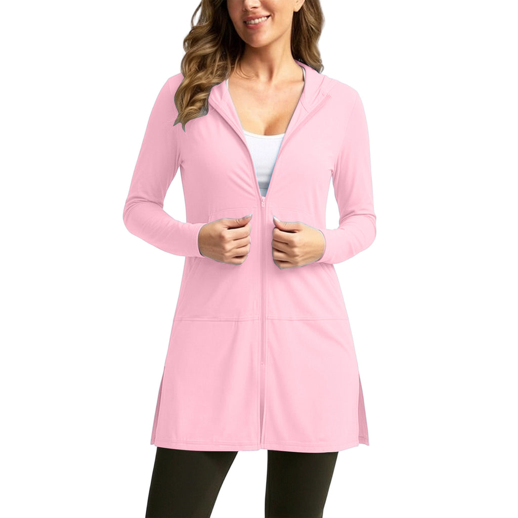 Plus-size Ice-silk Sun-protective Clothing For Women Thin Breathable And UV-blocking – Premium 0 | RICALOUX