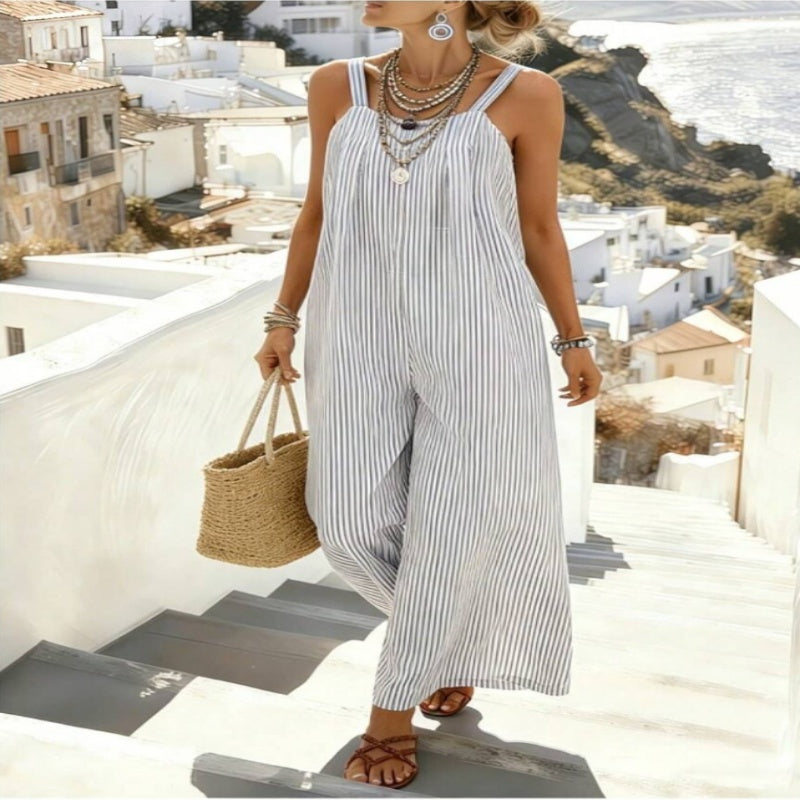 New Striped Strap Sleeveless Dress For Women – Premium 0 | RICALOUX