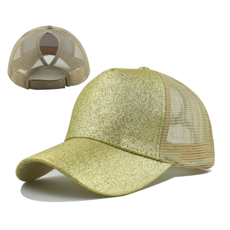 Women's Netting Breathable, Allowing Hair To Be Exposed. Fashionable And Simple Style Baseball Cap. Suitable For Sisters To Go Out And Do Outdoor Activities. by Ricaloux