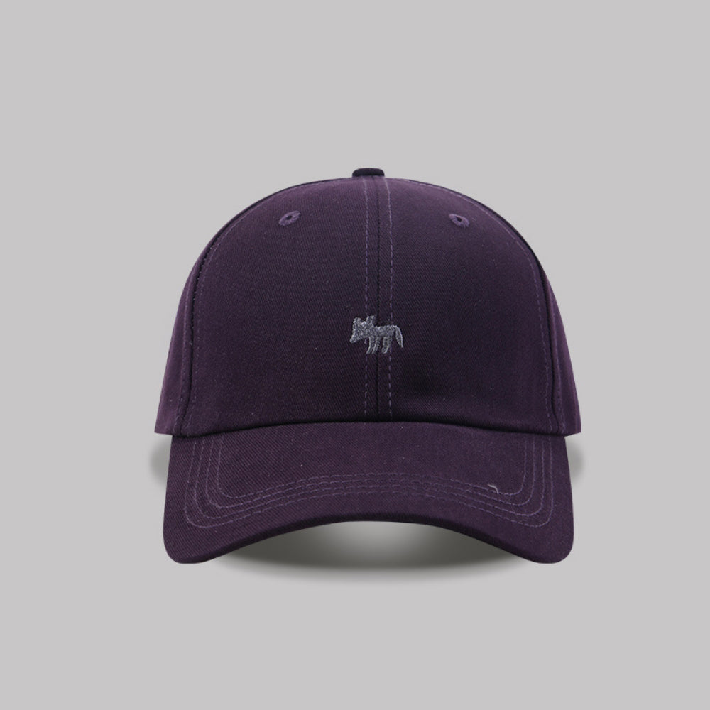 Women's Solid-color Embroidered Fox Simple Casual Style Soft Brim Adjustable Baseball Cap Suitable For Daily Commuting, Outdoor Outings And Shopping. – Premium 4 | RICALOUX