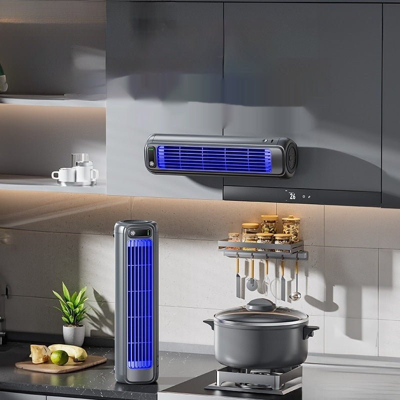 Punch-free Wall-mounted Fan For Kitchen Home Bathroom And Toilet - RICALOUX