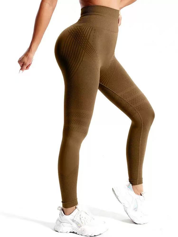 European And American Cross-Border Seamless High-Waist Butt-Lifting Fitness Pants by Ricaloux