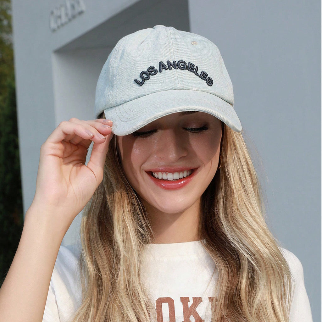 Men's And Women's Three-dimensional Letter Embroidery Design Retro Distressed Texture Baseball Cap For Daily Commuting, Street Outings, Trendy Hat by Ricaloux