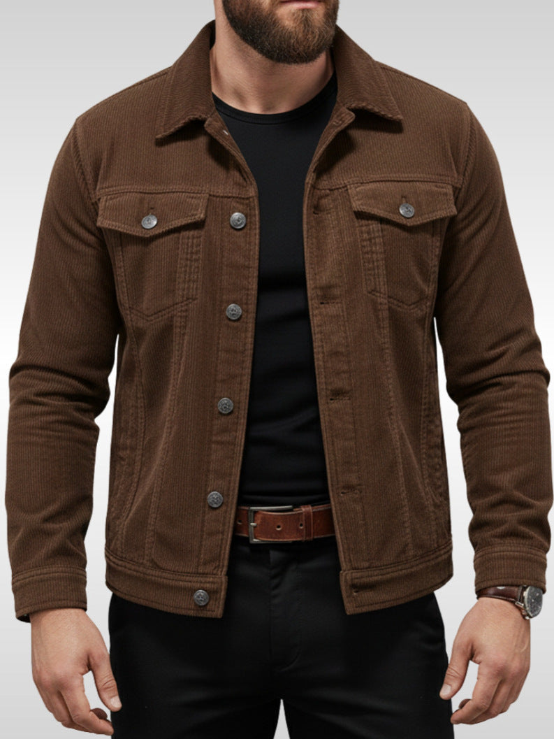 Mens Jacket Workwear Casual Outerwear by Ricaloux