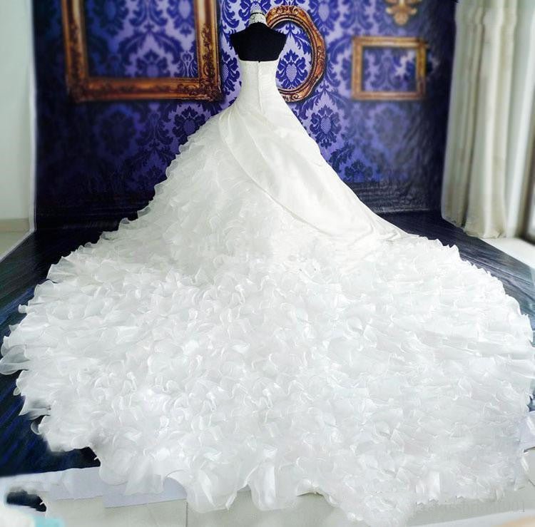Wedding Dress Wholesale High-end Dress With Big Tail - RICALOUX